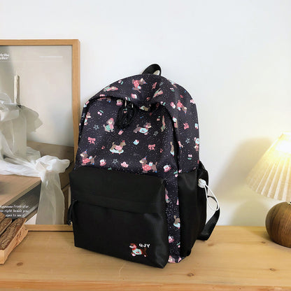 Verspielter Tierdruck-Rucksack Brehn