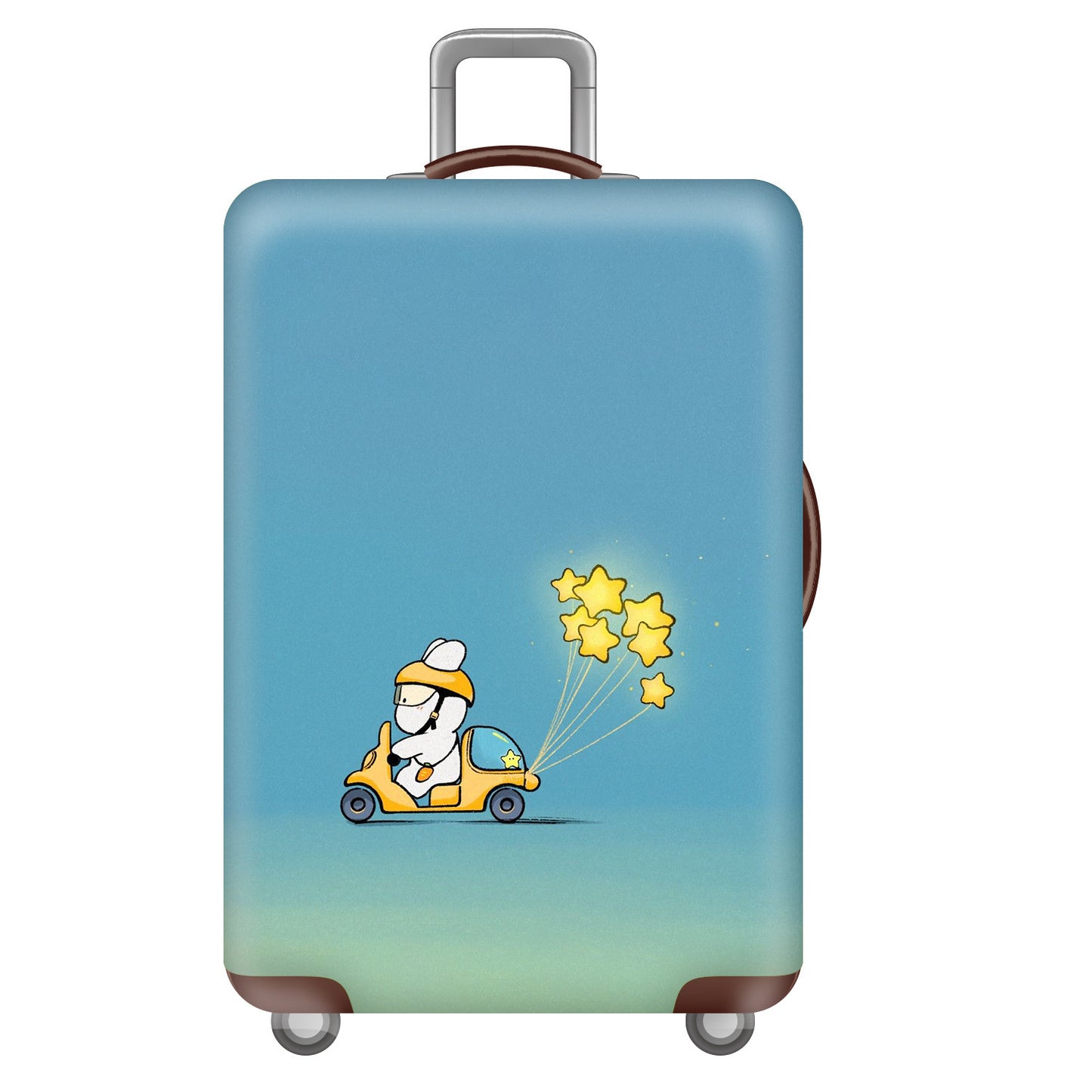 Damen Hartschalenreisekoffer mit kreativem Cartoon-Motiv Brehn