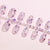 Glitzer-infused Press-On Nagelspitzen Brehn