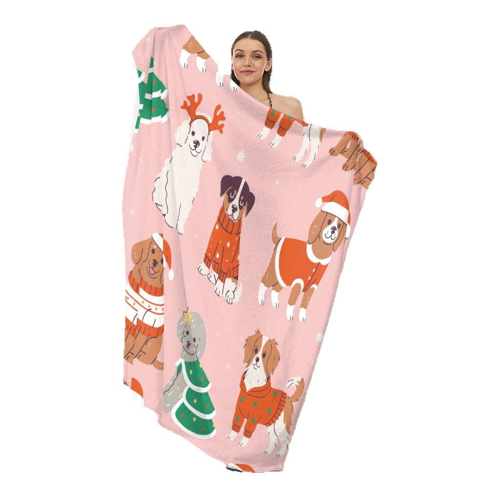 Gemütliche Halloween-Themen Fleece Decke