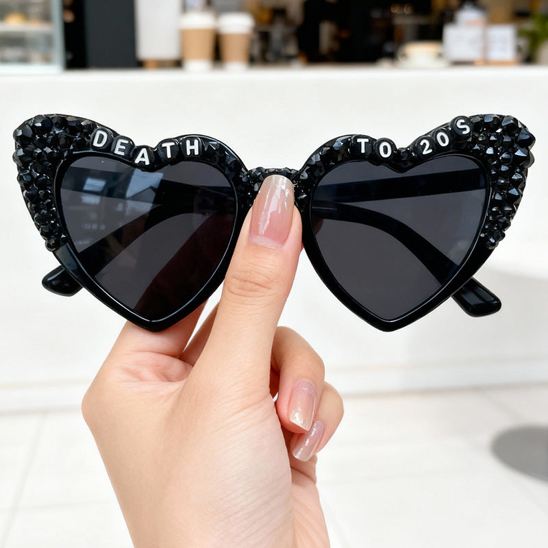 Statement Herzrahmen Sonnenbrille Brehn