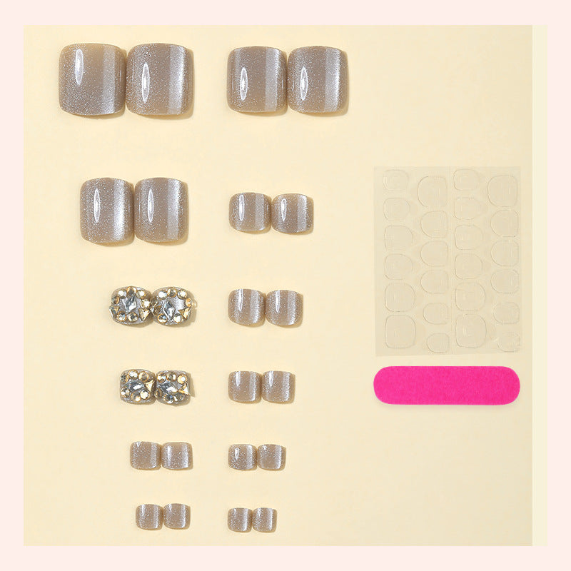 Premium dekoratives Press-On Nagelkunst Set Brehn