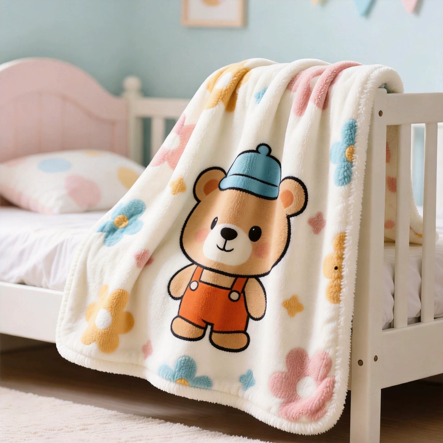 Kinder Kuscheldecke mit tierischem Motiv Brehn