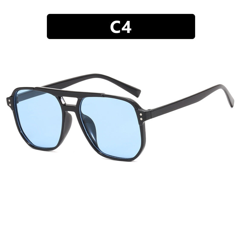 Damen modische Sonnenbrille mit kantigem Rahmen Brehn
