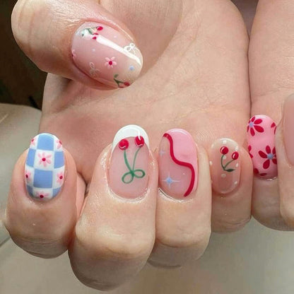Fun Floral Nagelkunst Set