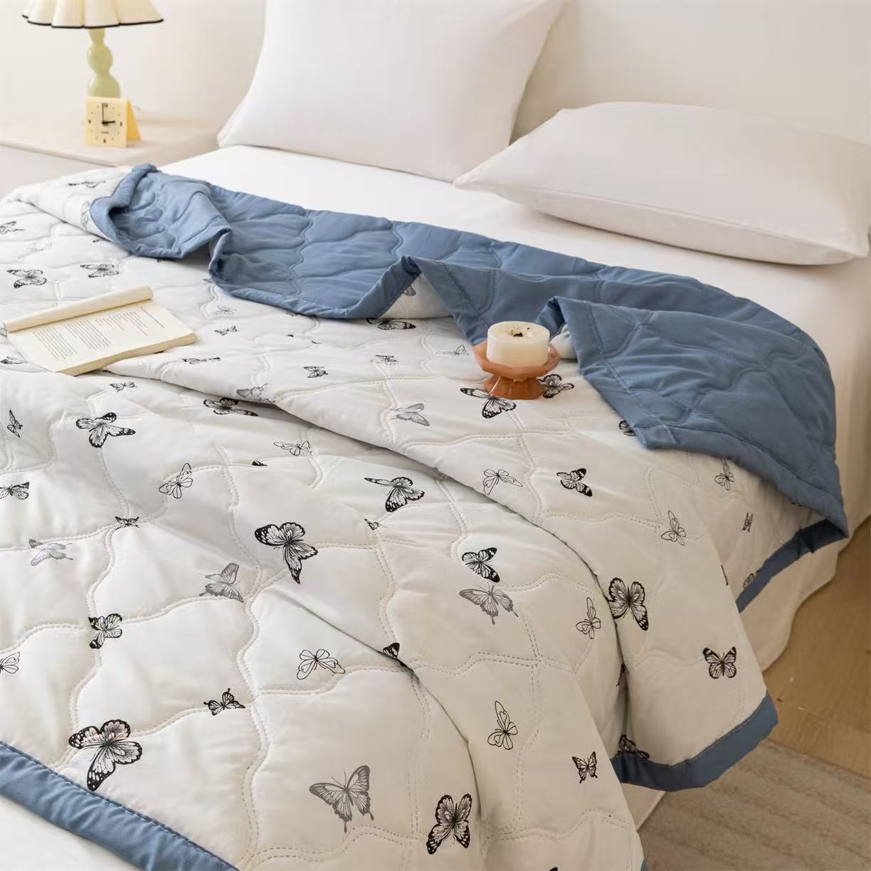 Damen Kuschelige Decke mit verspieltem Schleifen-Design Brehn