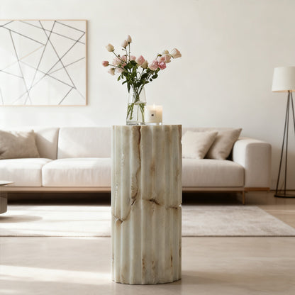 Dekorativer Texturierter Marmor Säule