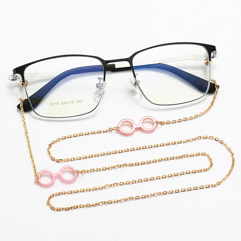 Stilvolle Brillen mit dekorativer Kette Brehn
