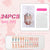 Künstlerisches florales Design Press-On Nagelspitzen Set Brehn