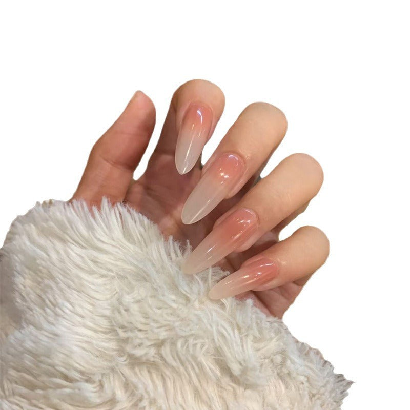 Elegantes Stiletto Press-On Nagelset mit Ombre-Finish Brehn