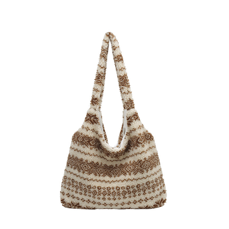 WoBohemian Strick Hobo Tasche Brehn