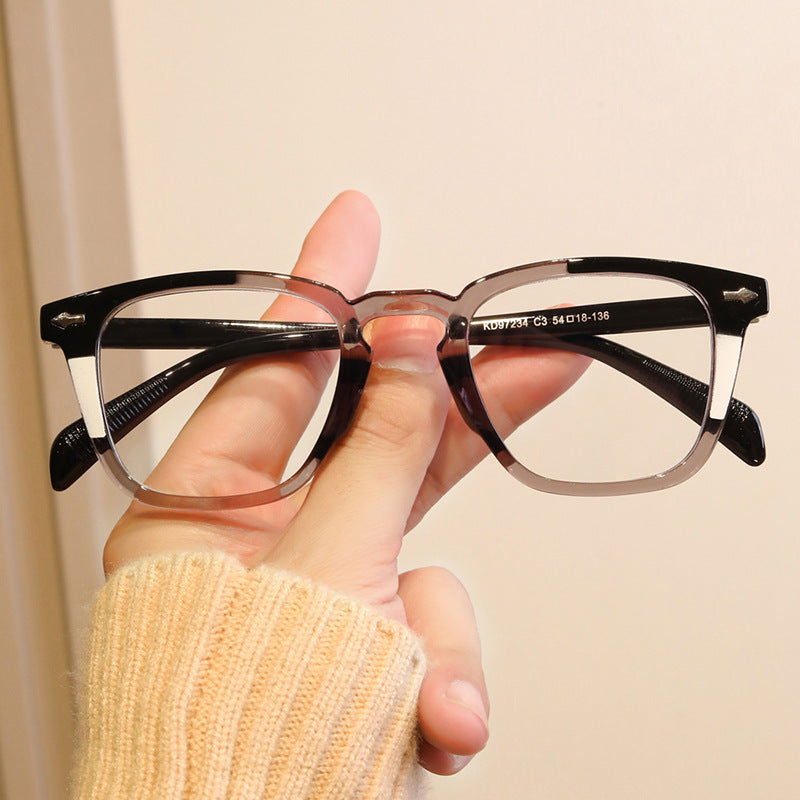 Damen moderne quadratische Sonnenbrille mit verspiegeltem UV-Schutz Brehn