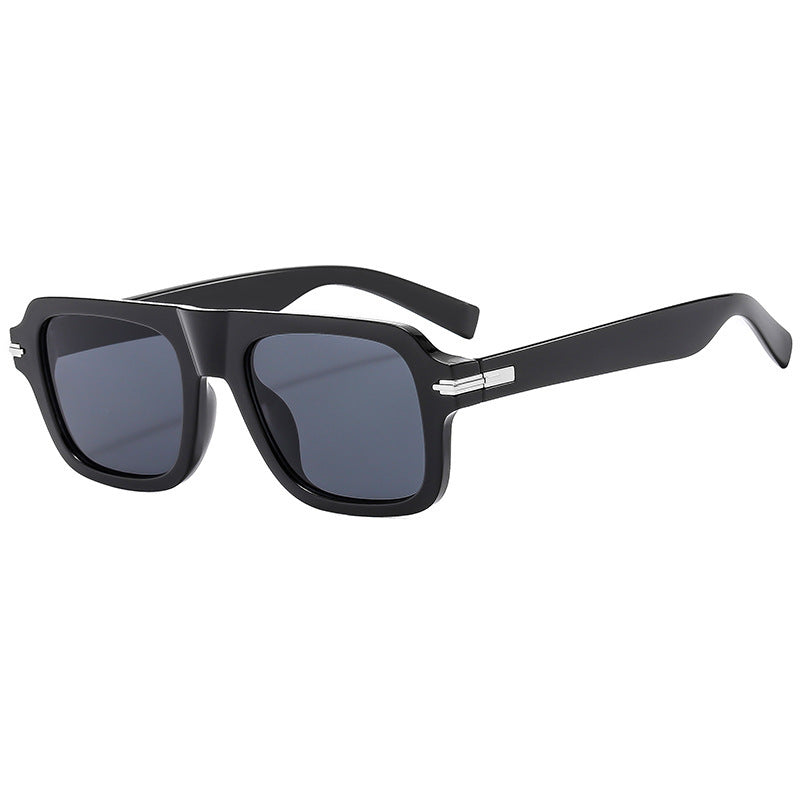 Damen Designer-Sonnenbrille mit modernem eckigen Rahmen und polarisierten Gläsern Brehn