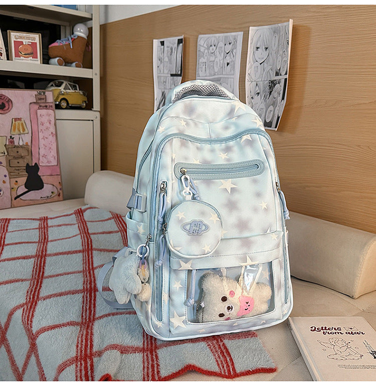 Stylische Sterne-Muster-Schul-Rucksack