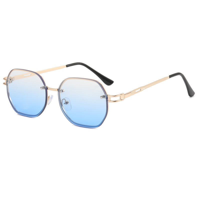 Damen Designer-Sonnenbrille im modernen Achteck-Design Brehn