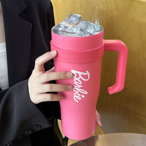 Damen Praktische Isolier-Trinkflasche mit integriertem Tragegriff Brehn