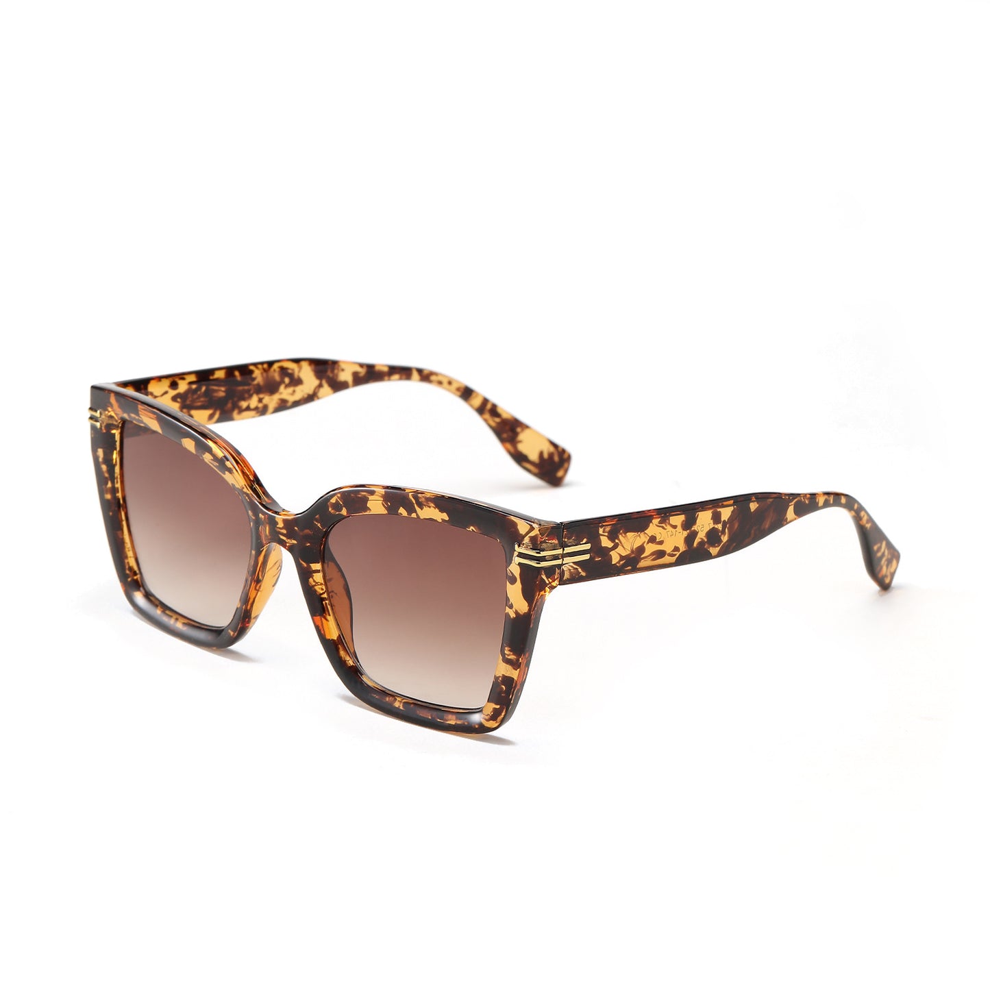 Damen trendige quadratische Sonnenbrille mit elegantem Gestell Brehn