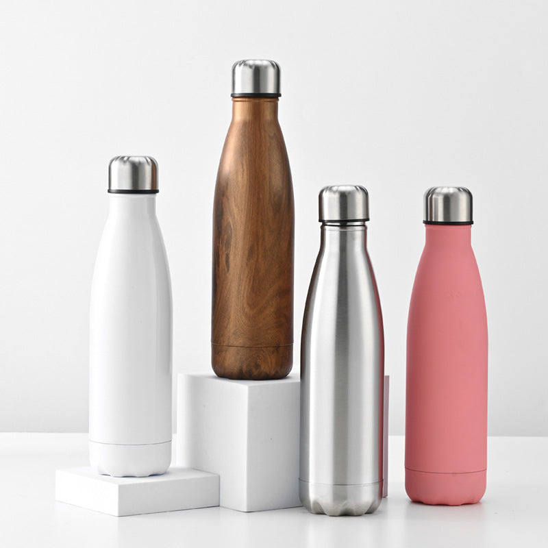 Damen isolierte Edelstahl-Trinkflasche mit ergonomischem Design Brehn