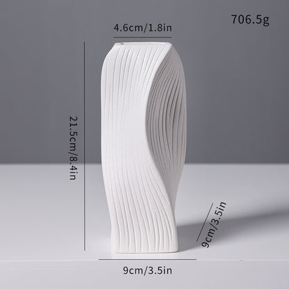 Moderne abstrakte skulpturale Vase Brehn