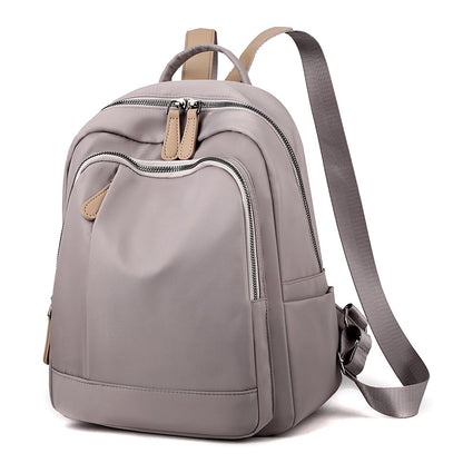 Schlanker Nylon-Rucksack mit mehreren Taschen Brehn