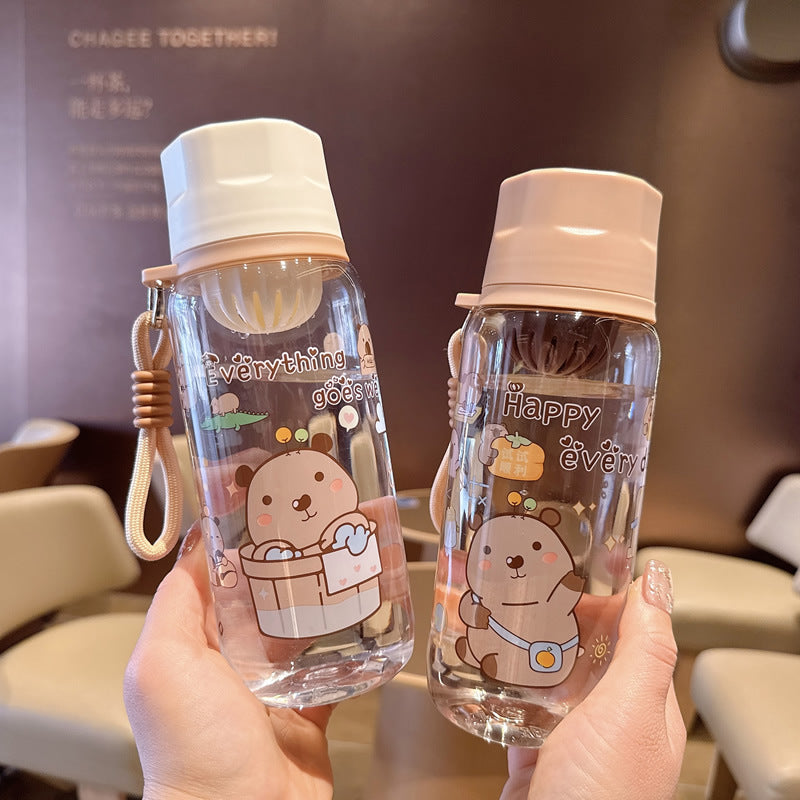 Damen Trendi und farbenfrohe Wasserflasche Brehn