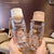 Damen Trendi und farbenfrohe Wasserflasche Brehn