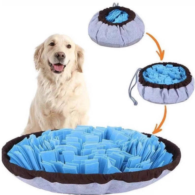 Blumenförmige Puzzle Fütterungsmatte Hundebett