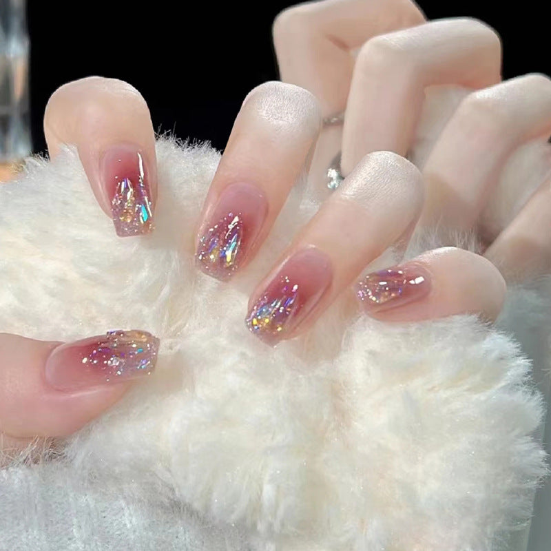 Glitzer Ombre Press-On Nägel Brehn