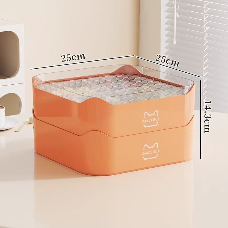 Multi-Zweck Aufbewahrungsorganisator mit Transparente Deckel Brehn