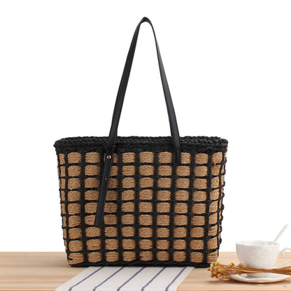 Elegante Strohtasche mit Schickem Design Brehn
