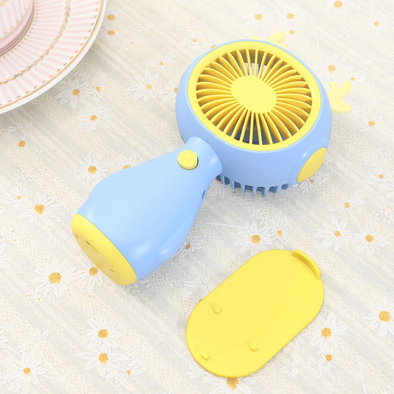 Damen Tragbarer Handventilator im kreativen Teddymotiv Brehn