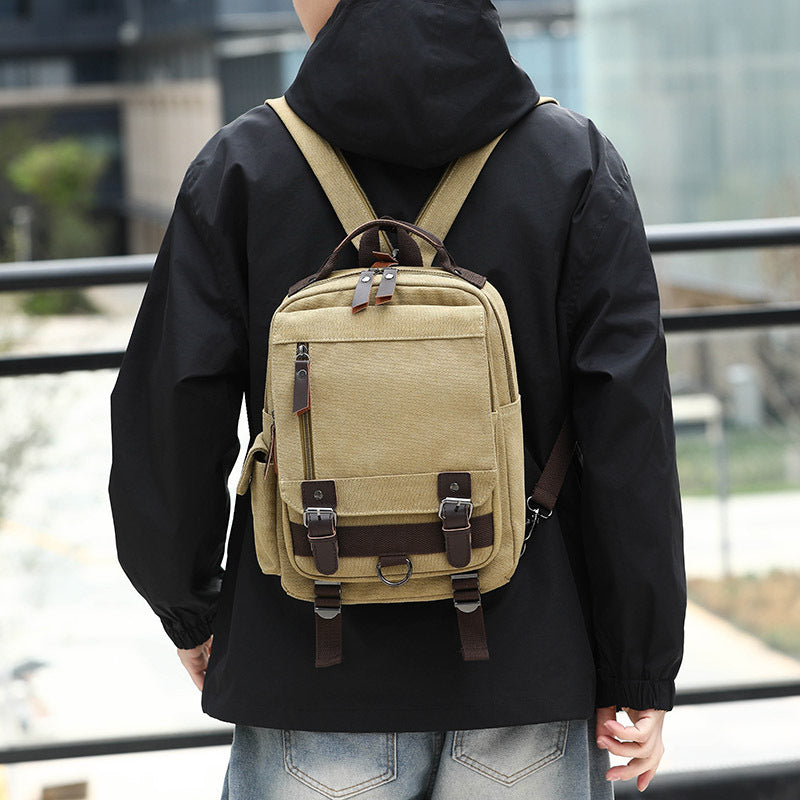 Vielseitige Canvas Messenger Bag Brehn