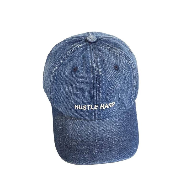 Damen Casual Distressed Denim Cap Brehn
