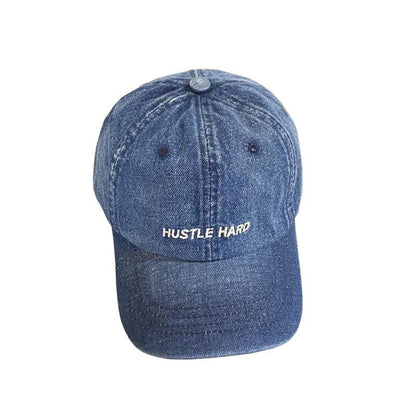 Damen Casual Distressed Denim Cap Brehn
