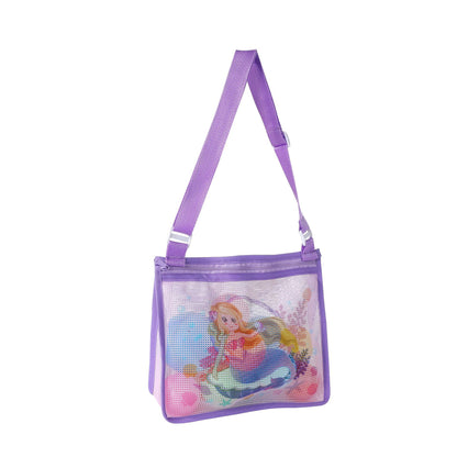 Mesh Strandtasche mit Praktischem Reißverschluss Brehn