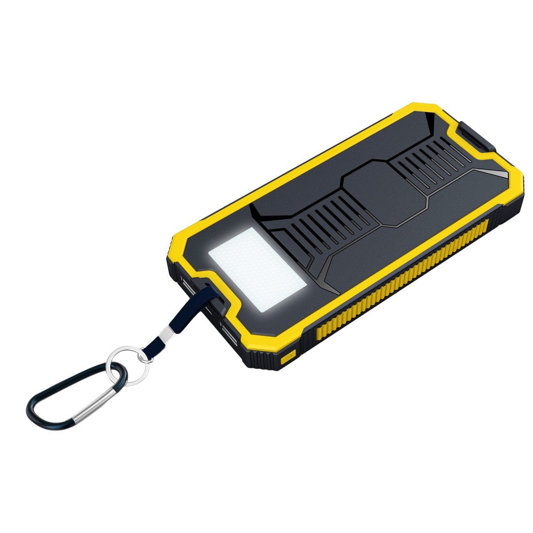 Tragbare Powerbank mit Licht und Sicherheitsclip Brehn