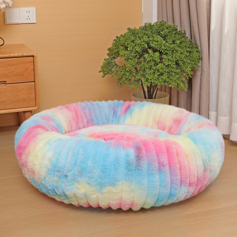 Damen Rundes Kuschelbett mit hohem Rand Brehn