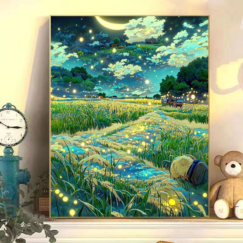 Fesselnde Mondlicht Landschaft Leinwand Kunst Brehn