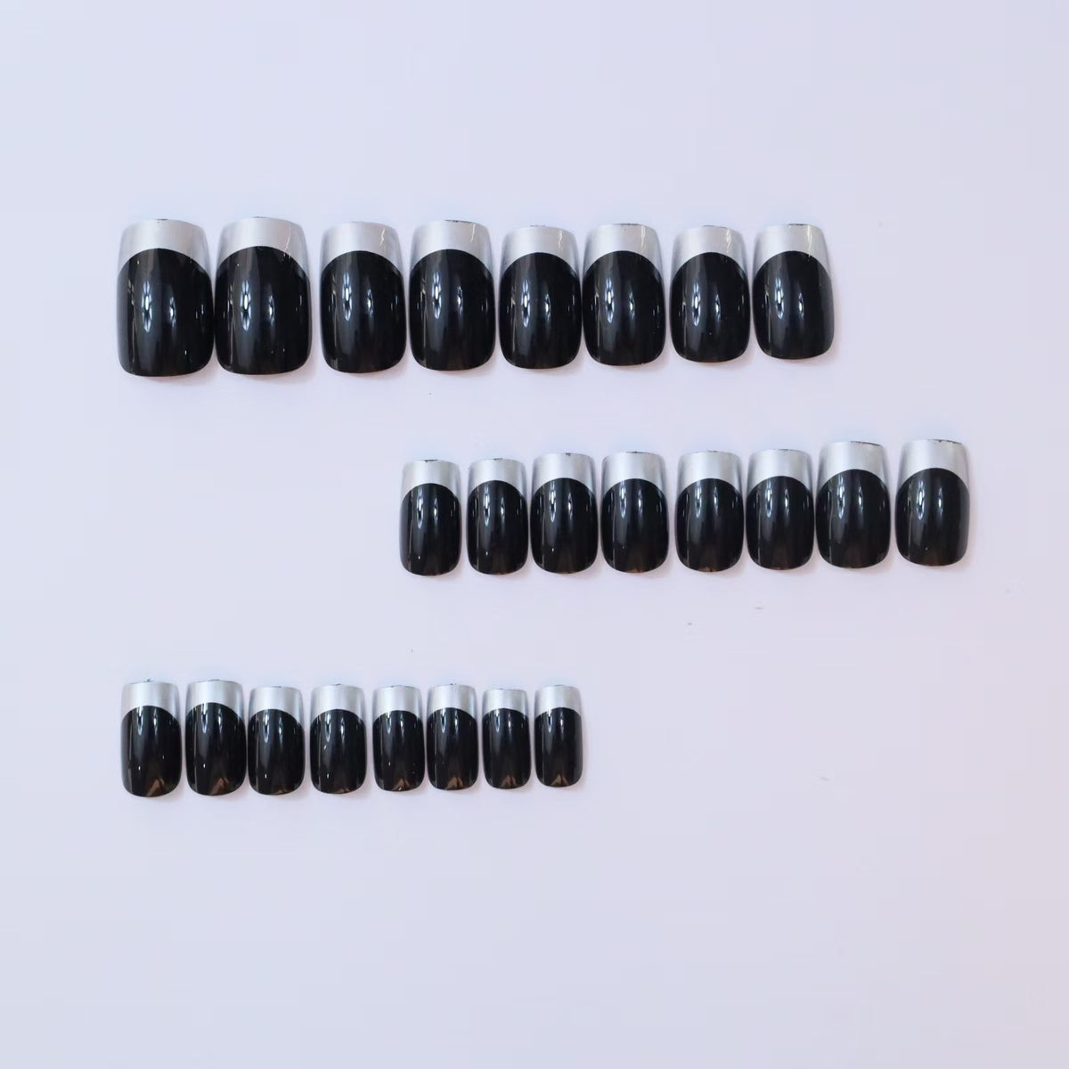 Elegante Hochglanz-Nagelkunst-Verstärkungen Brehn
