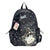 Verspielter Sternenprint Schulrucksack