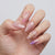 Künstlerisches floral Press-on Nageldesign Brehn