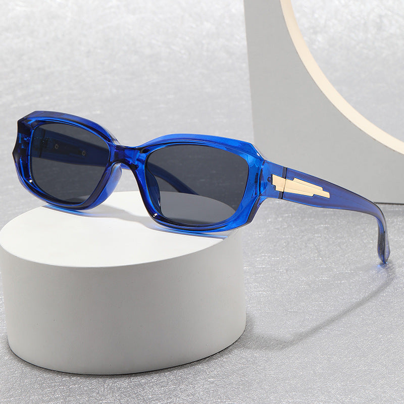 Damen modische Oversized-Sonnenbrille mit einzigartigem Rahmen Brehn