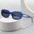 Damen modische Oversized-Sonnenbrille mit einzigartigem Rahmen Brehn