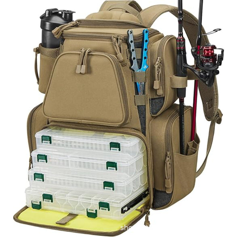 Angeln Multi-Compartment Rucksack Brehn