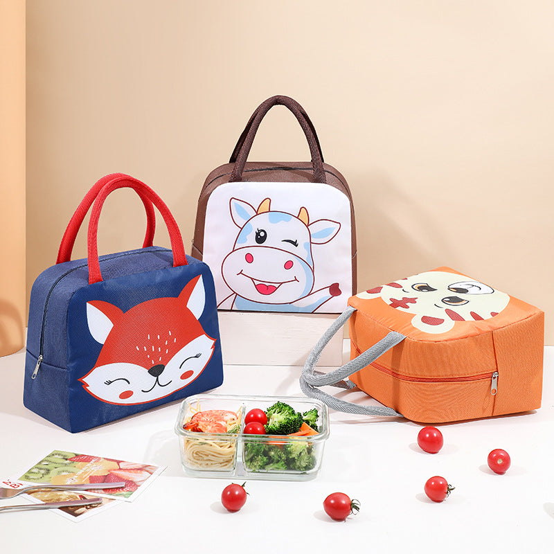 Süßes Hasen-Themen Isolierte Lunch Tasche Brehn
