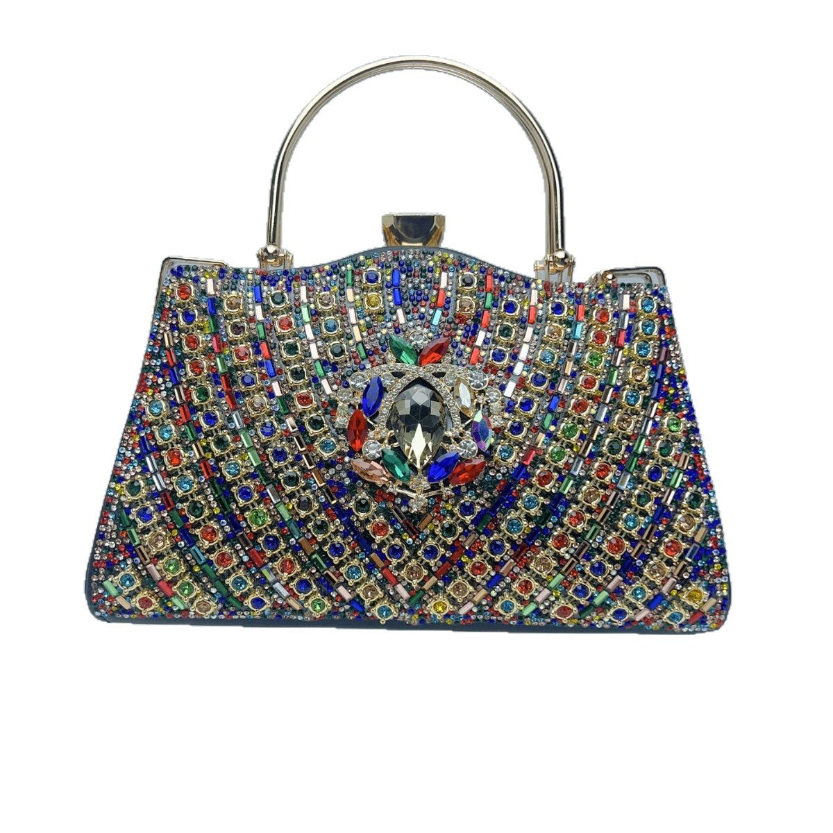 Prunkvolle mit Juwelen besetzte Abendtasche