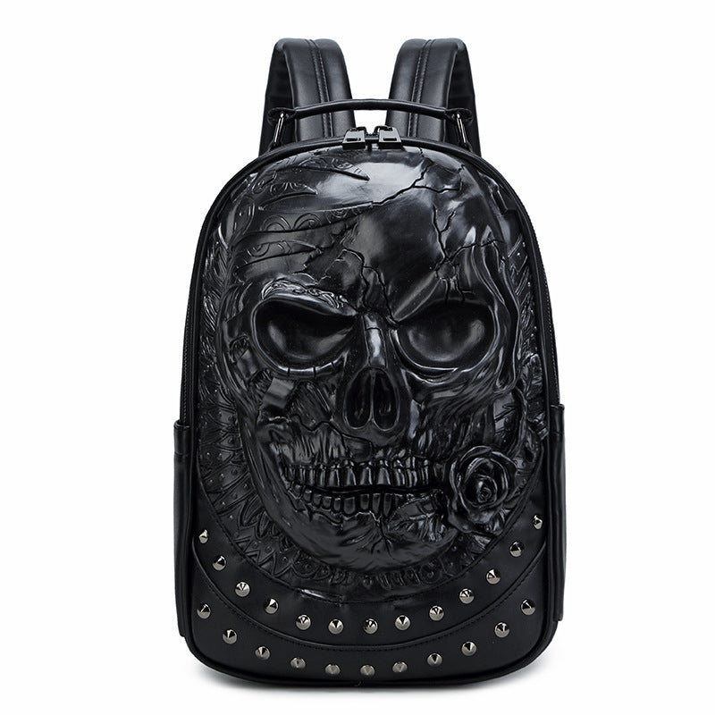 Stylischer Rucksack mit Totenkopf-Design Brehn