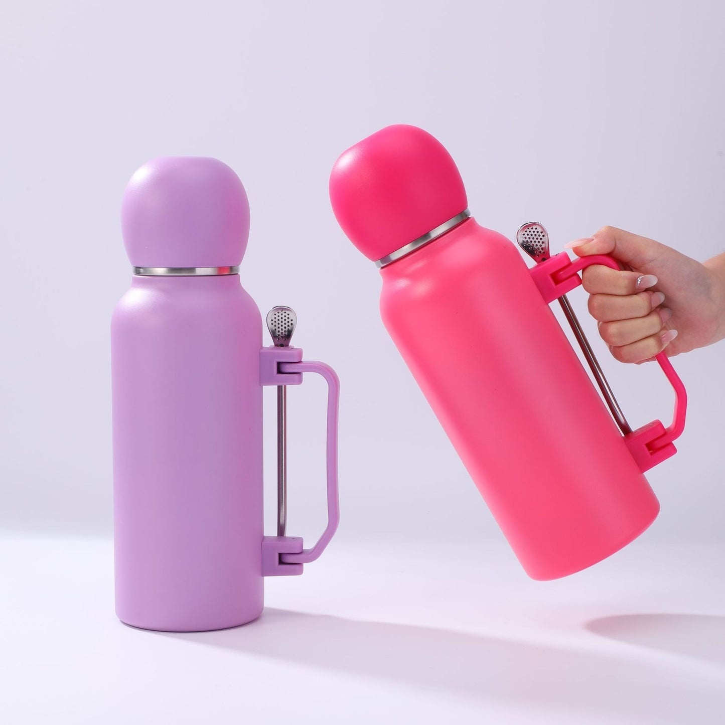 Damen praktische Isolierflasche mit integriertem Teesieb Brehn
