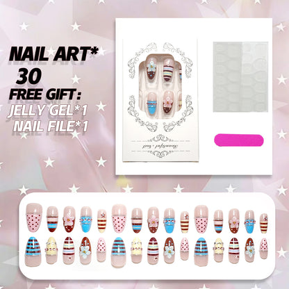 Dekorative Nagelkunst