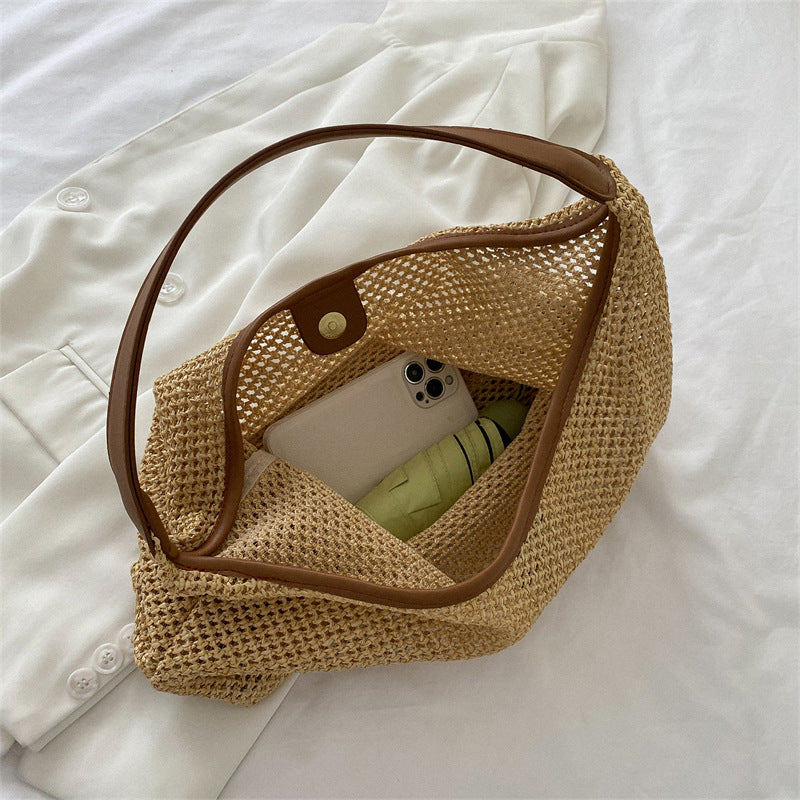 Handgefertigte Gewebte Strandtasche